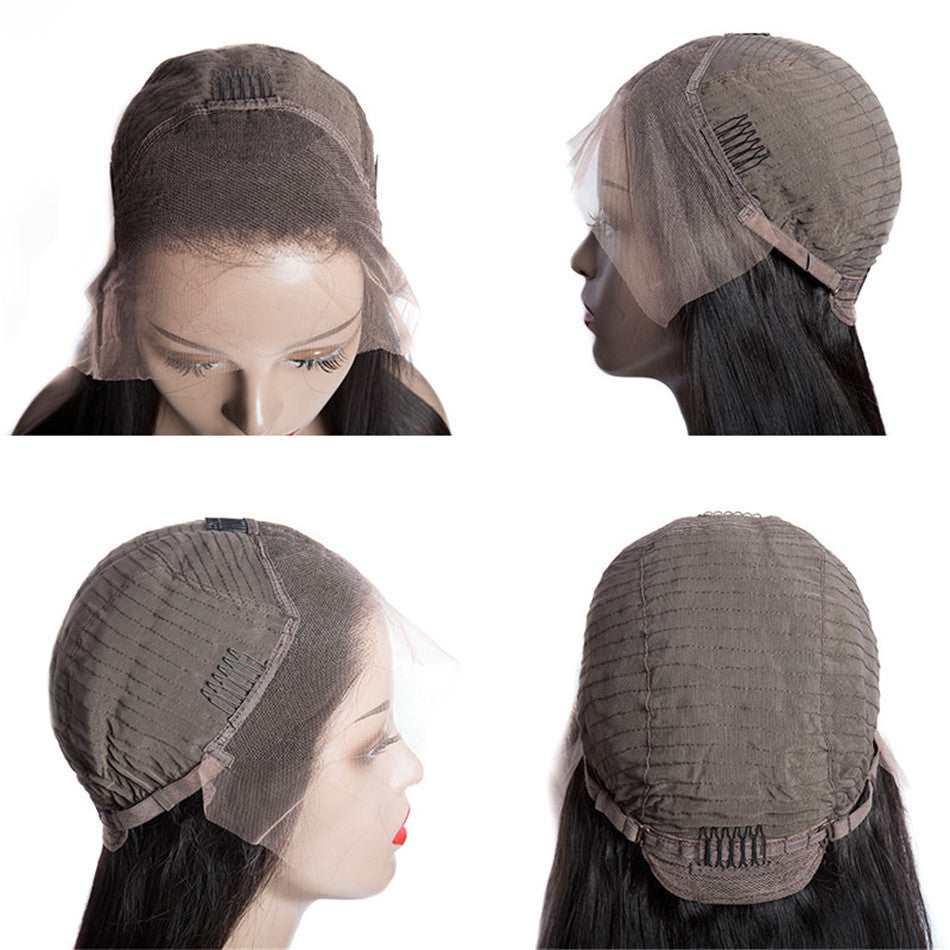 Human Hair Front Lace Bob Wigs 13X4 Lace Short Bob Wigs 150Remy