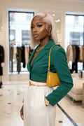 Blonde Straight Bob - Side Part