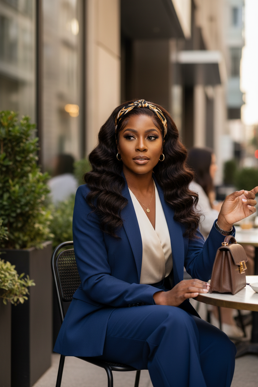 Deep Wave Headband Wig