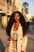 Deep Wave Invisible Hairline Wig - Lifestyle