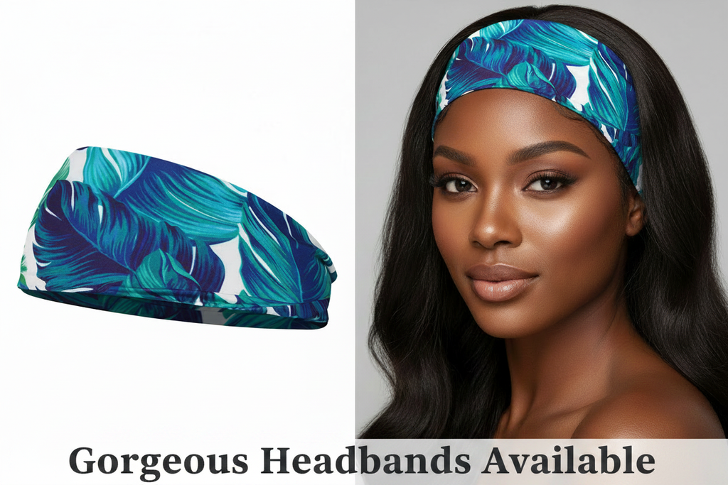 Headband Split Screen with Caption