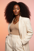 Kinky Curly Half Wig - Fashion