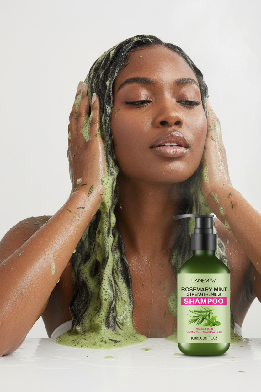 Rosemary Mint Shampoo Lifestyle