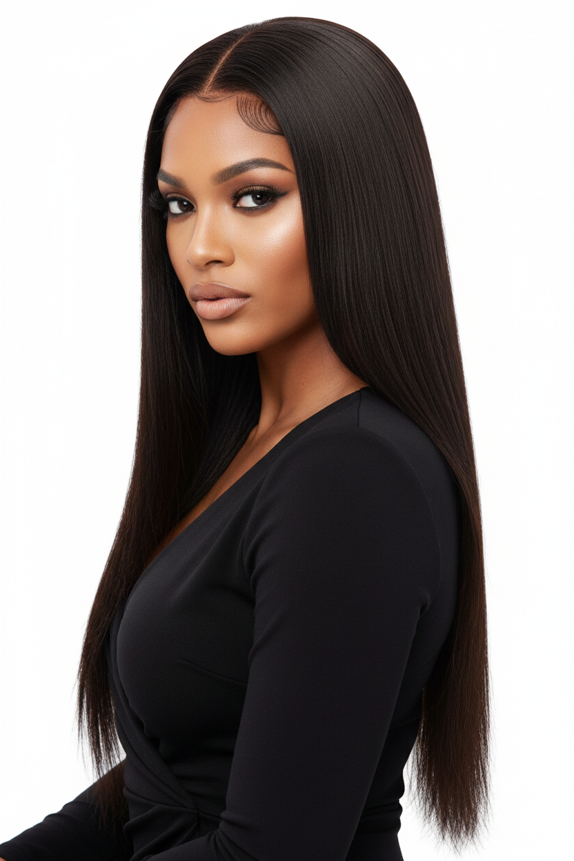 Straight 13x4 Transparent Lace Front Wig