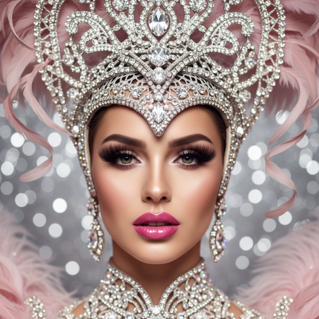 Vegas Silver Showgirl