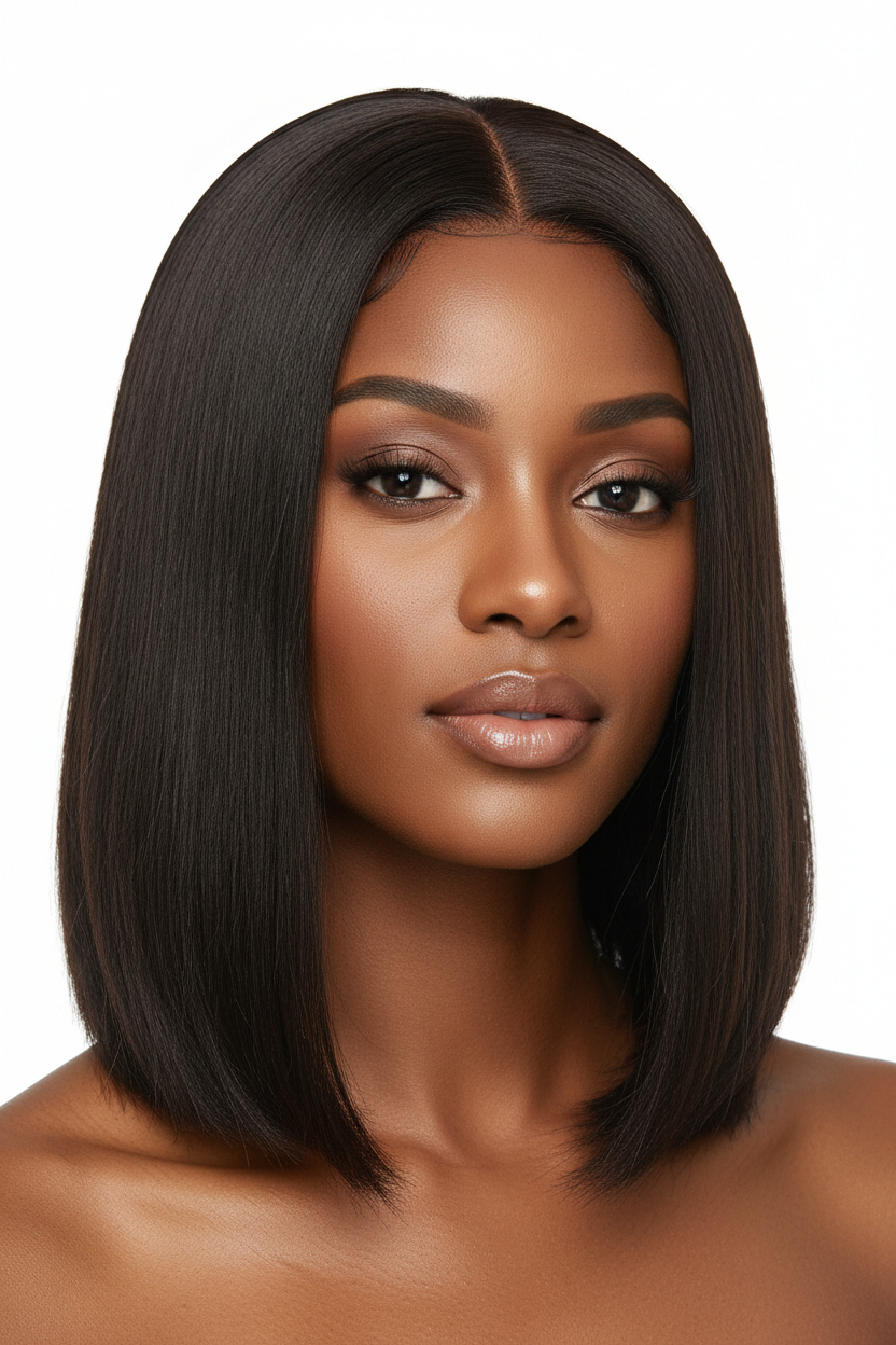 Yaki Straight Half Wig
